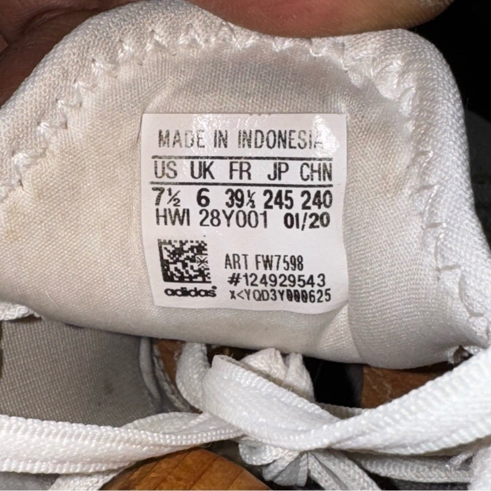 Adidas Cloudfoam Pure White Mesh Running Shoes FW7598 Womens 7.5 - Picture 6 of 6